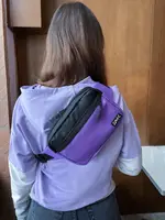 Сумка на пояс (Бананка) для чоловіків та жінок Famk R3, Фіолетовий
