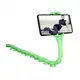 Гибкий держатель для телефона с универсальными присосками Cute Worm Lazy Holder. Цвет: зеленый