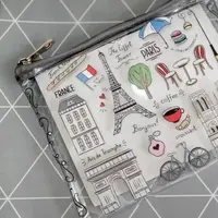 Косметичка пластиковая прозрачная Visible Париж (KPR_19A022_SE)
