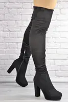 Жіночі ботфорти Fashion Gabby 1365 36 розмір 23 см Чорний