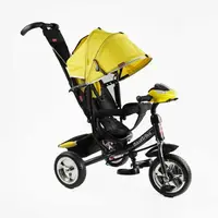Детский велосипед 3-х колесный BestTrike 6588 поворотное сиденье фара музыкальная. Yellow (165991)