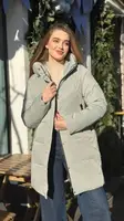 Куртка жіноча зимова м'ятного кольору П972 48