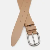 Жіночий ремінь шкіряний Borsa Leather 110v1genw111-caramel