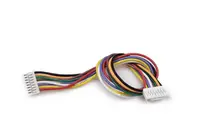 50 шт - Кабель силиконовый Micro JST GH F 8 pin - Micro JST GH F 8 pin 30AWG (150 мм)