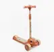 Самокат трехколесный с сидением Skyper DL-5-12 колеса PU со светом и музыкой. Orange and Beige (189246)