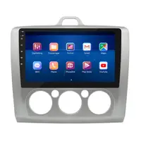 Штатна магнітола Lesko для Ford Focus II North America 2007-2010 екран 9" 2+32 4G AC GPS Premium фокус