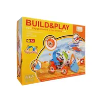 Конструктор дитячий Build&Play \"Бульдозер + Вертоліт\" HANYE J-101B, 117 елемента