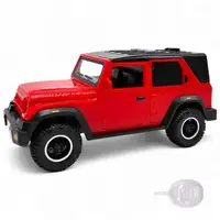 МАШИНА ИНЕРЦИОННАЯ, С ПАРОМ "JEEP WRANGLER SAHARA" (КРАСНЫЙ)