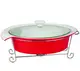 Фарфоровый мармит кораллового цвета на 2 л Krauff 21-258-001