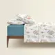 Двуспальное постельное белье с простыней на резинке SUMMER BOUQUET CS3