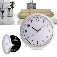 Настінний пластиковий годинник-тайнік-сейф SAFE CLOCK (7031)