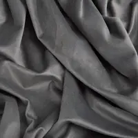 Ткань велюр однотонный Вайлет 150 см 290 гр/м2, для одежды, платьев, костюмов, юбок серая