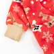 Комбинезон теплый для малышей на кнопочке с оленями Christmas fawn