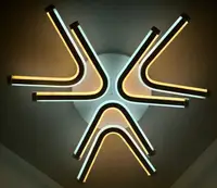 Люстра світлодіодна стельова LED світильник для квартири на стелю лед 25100 Білий 7х61х61 см.