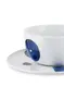 Набор из 4 чашек и блюдец для чая Alessi Itsumo Yunoki 240 мл