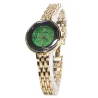 ☄Годинник Pollock Jewel Green круглі кварцові жіночі сталеві аксесуар для дівчат
