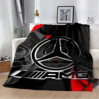 Плед 3D Mercedes-Benz AMG 12652 160х200 см