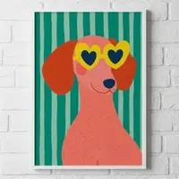 Постер в рамці Осліпляюче кохання 15×21 см, A5