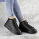Кеды женские зимние Fashion Rover 2235 40 размер 25 см Черный
