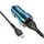 Адаптер автомобильный HOCO Micro USB Cable Blue shield single port car charger Z46 |1USB, 18W/3A, QC|