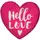 Подушка сердце 3D Hello love 40х40х7,5 см 3DPS_17L076