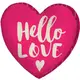 Подушка сердце 3D Hello love 40х40х7,5 см 3DPS_17L076