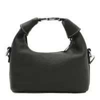 Женская кожаная сумка Borsa Leather K16101bl-black
