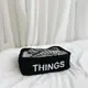 Сумка хлопковая ORGANIZE  для вещей 30х20х10 см THINGS (черный)