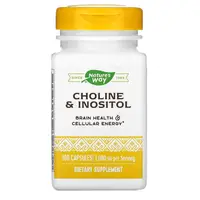 Витамины и минералы Nature's Way Choline &amp; Inositol, 100 капсул
