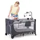 Кровать-манеж с пеленатором Kinderkraft Leody Grey (KCLEOD00GRY00AC)