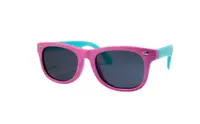 Детские очки polarized P503-6 розовые с мятной дужкой