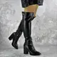 Ботфорты женские Fashion Riot 2159 40 размер 25,5 см Черный