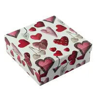 Коробка подарочная ООТВ Heart 18 х 18 х 7 см