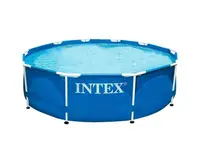 Бассейн каркасный Intex круглый /6+ лет/, в 
кор-ке 305*76 см, 4485л (28200)