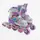 Роликовые коньки 203-М Best Roller колеса PU светятся. Violet (размер 34-38) (170010)