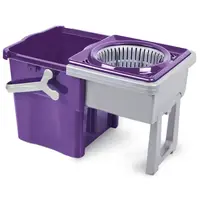 Набор для уборки Planet Spin Mop Telescopic 9 л пурпурный