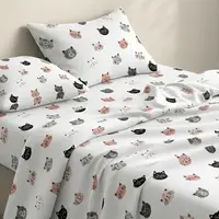 Пододеяло полуторное фланель 160х220 PLAYFUL CATS