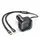 Адаптер автомобильный USAMS Car Charger With 2IN1 Retractable Cable Type-C+Lightning US-CC219 C41 |30W, PD/QC|