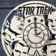 Оригинальные настенные часы из дерева «Star Trek»