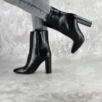 Черевики жіночі на підборах Fashion Magintey 2369 35 розмір 23 см Чорний