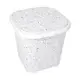 Пластиковая корзина для хранения Ажур белая Elif plastik 387-1LF