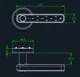 Умный дверной замок с Bluetooth кодовый KHS-FT01 с ключ-картой и отпечатком пальца, серебристый