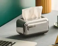 Диспенсер для серветок 6456 11х12х18 см сріблястий