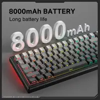 Клавіатура Onikuma (2.4G+Bluetooth+wired) With RGB Mechanical Keyboard 82 Keys G83 |ENG Layouts|