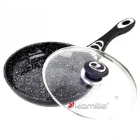 Сковорода с мраморным покрытием 28 см Kamille 4255MR