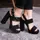 Женские босоножки Fashion Petra 2863 39 размер 25 см Черный