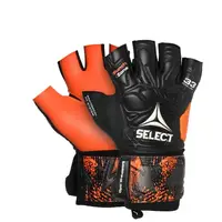 Перчатки вратарские Select GOALKEEPER GLOVES FUTSAL LIGA\n33 черный, оранжевый Уни 8 (18см)