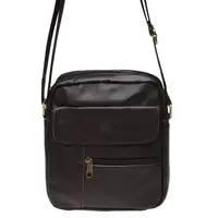 Мужская кожаная сумка Borsa Leather к1111-brown