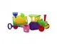 Поезд-конструктор с песочным набором Doloni Toys 013222-2 зеленый