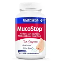 Натуральная добавка Enzymedica MucoStop, 48 капсул